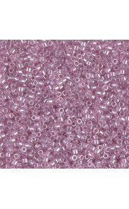Miyuki delica beads 15/0 - Transparent pale orchid luster DBS-1473